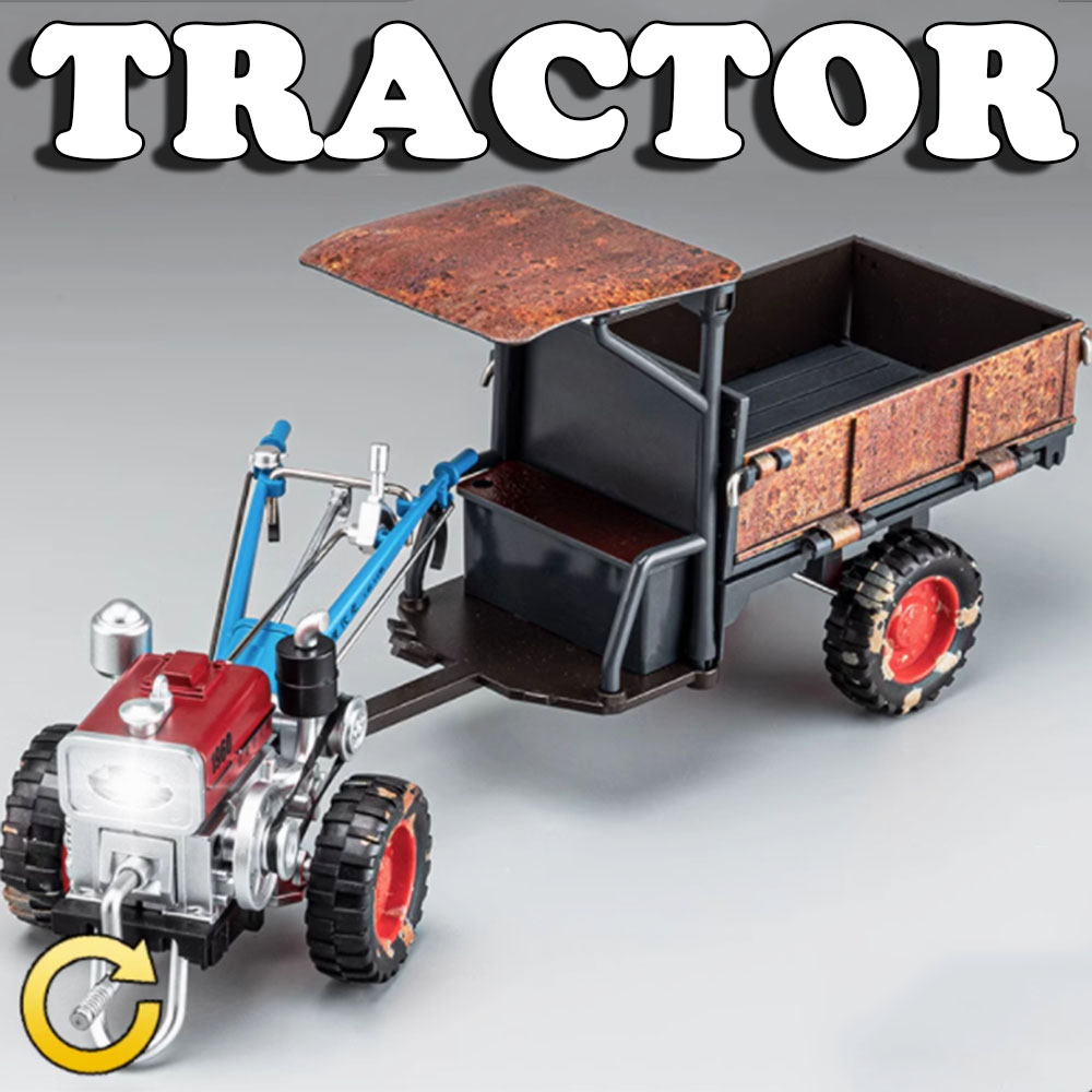 Tractor Implement - 1:32 Walking Tractor Model Toys Alloy