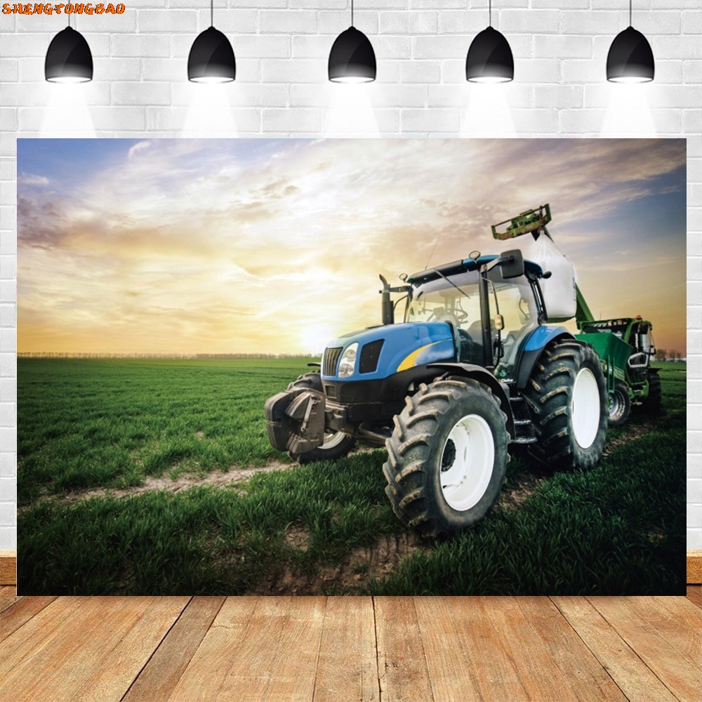 Farm Tractor Photography Backg - Agriculture Farming Background 리뷰 및 가격