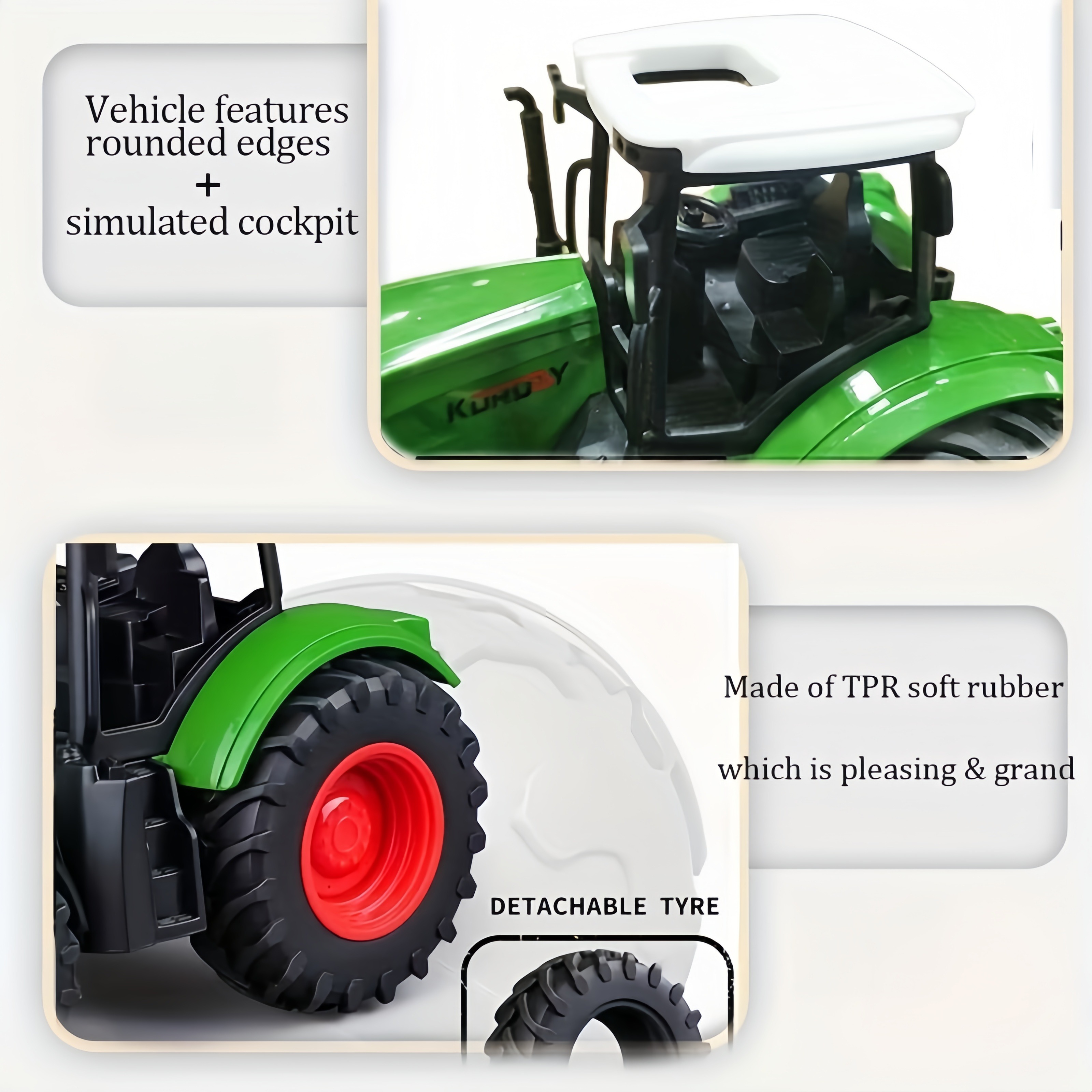 Farm Tractor Toy Set for Kids: - Tractor Implement 리뷰 및 가격