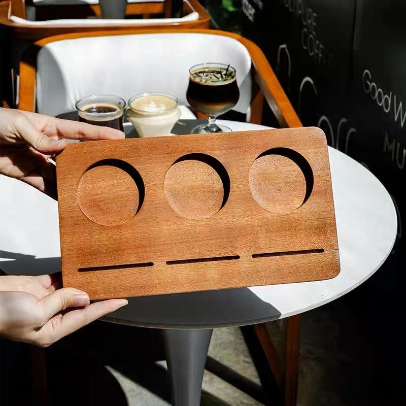Wooden Coffee Cup Tray, Farm H - Farming Japan 리뷰 및 가격