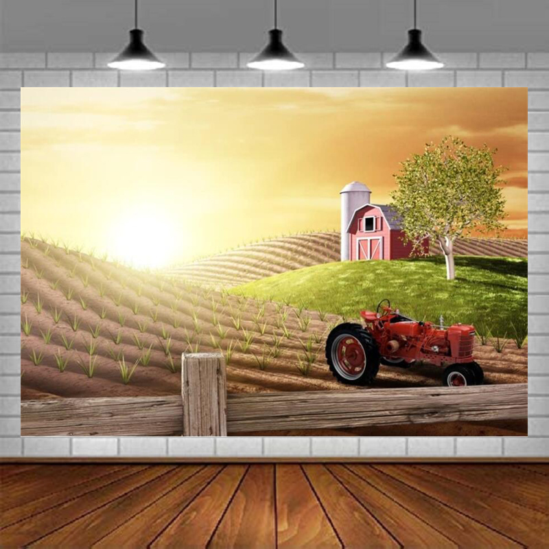 Morning Busy Farm Photography  - Agriculture Farming Background 리뷰 및 가격